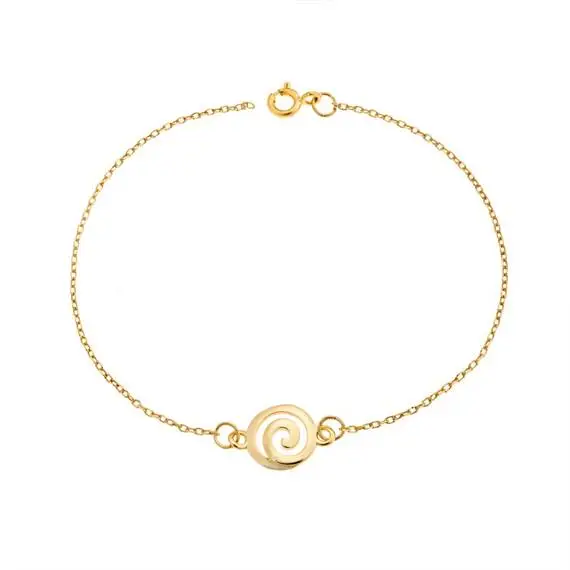 Βραχιόλι Senza Silver 925 Gold Plated, καράβολας