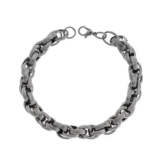 Βραχιόλι Senza Stainless Steel Gun Metal