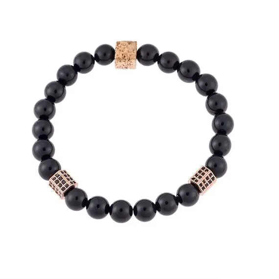 Βραχιόλι Senza Men&#039;s Onyx Stones