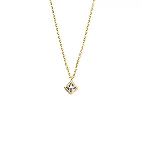 Μενταγιόν Senza Silver 925 Gold Plated