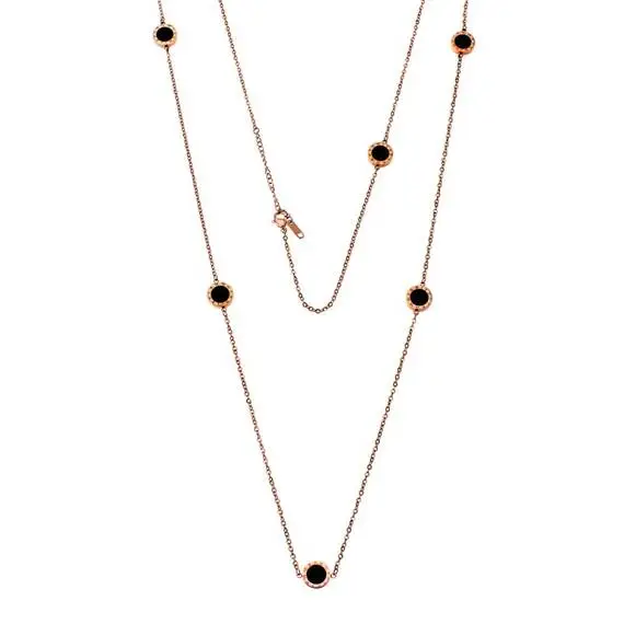 Κολιέ Γυναικείο SΕΝΖΑ Rose Gold Steel