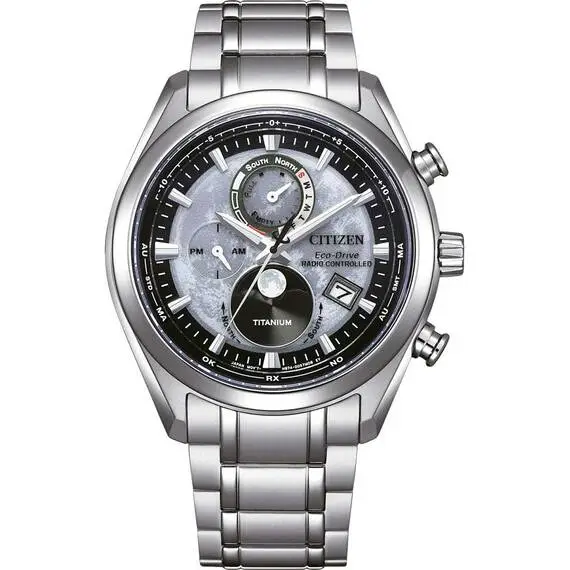 CITIZEN Tsuki-Yomi Eco-Drive Moonphase Titanium BY1010-81H
