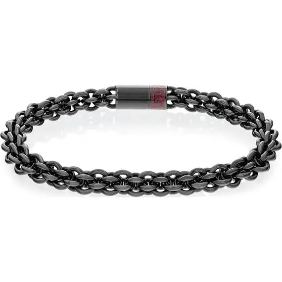 TOMMY HILFIGER Βραχιόλι Μαύρο Από Ανοξείδωτο Ατσάλι 2790523