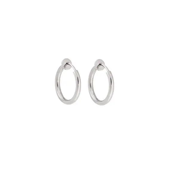 Σκουλαρίκια UNISEX SENZA Steel κρίκος χωρίς τρύπα