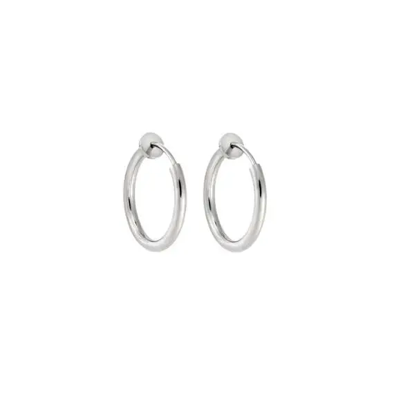 Σκουλαρίκια UNISEX SENZA Steel κρίκος χωρίς τρύπα