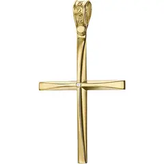 TRIANTOS Σταυρός Σε Κίτρινο Χρυσό 14K Με Ζιργκόν 1.7.1049Y