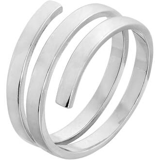 PRINCESILVERO Δαχτυλίδι Φαρδύ 3 Σειρές Από Ασήμι 925 1B-RG105-1