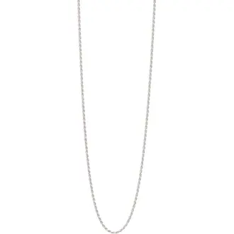 PRINCESILVERO Καδένα Corda 030 Non Diamantata Από Ασήμι 925 40cm 4R-CH114-1-40