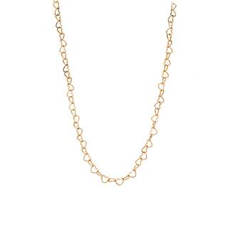 Καδένα Senza Stainless Steel Gold Plated, με Καρδούλες