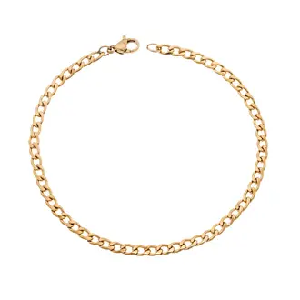 Βραχιόλι Senza Stainless Steel Gold Plated