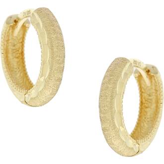 KALOUSTIAN Σκουλαρίκια Σε Κίτρινο Χρυσό 14K 5DIV.9176OR