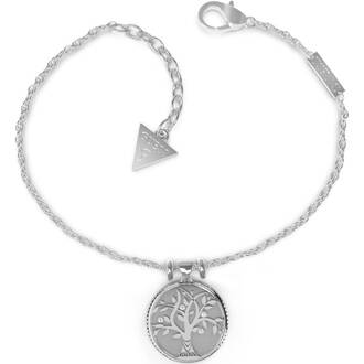 GUESS STEEL Talismania Βραχιόλι Με Ζιργκόν 18.41cm JUBB01437JWRHS