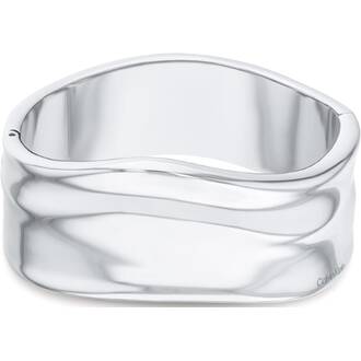 CALVIN KLEIN Elemental Βραχιόλι Χειροπέδα Από Ανοξείδωτο Ατσάλι 17.5cm 35000640