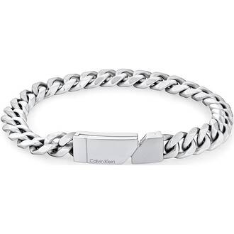 CALVIN KLEIN Βραχιόλι Από Ανοξείδωτο Ατσάλι 20cm 35100006