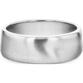 CALVIN KLEIN Stainless Steel Steel Ring 35100037H