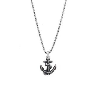 Κολιέ Senza Men&#039;s Steel, Άγκυρα από Ατσάλι