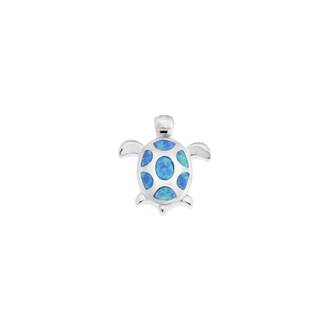 Μοτίφ Senza από ασήμι 925, χελωνίτσα με Opal