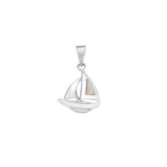 Μοτίφ Senza από ασήμι 925, καραβάκι με Opal