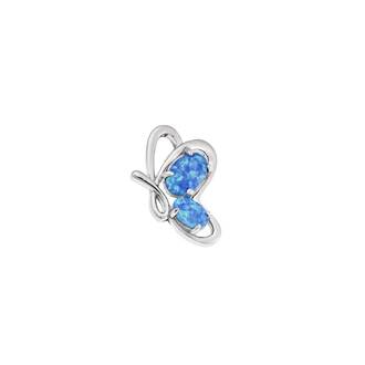 Μοτίφ Senza από ασήμι 925, πεταλούδα με Opal