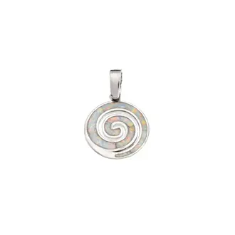 Μοτίφ Senza από ασήμι 925, Σπείρα με Opal