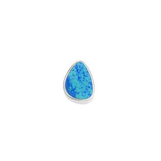 Μοτίφ Senza από ασήμι 925, δάκρυ με Opal