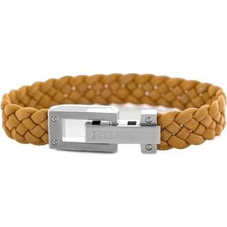 TOMMY HILFIGER Leather Stainless Steel Bracelet 2790516