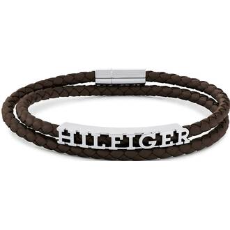 TOMMY HILFIGER Leather Stainless Steel Bracelet 2790589