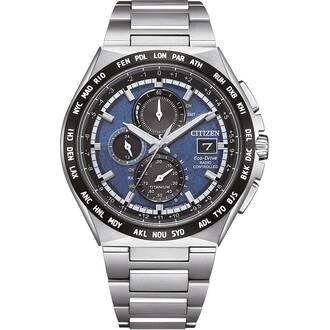 CITIZEN Eco-Drive Super Titanium Radio Controlled Chronograph AT8238-84L