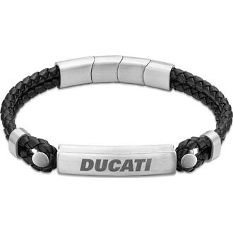DUCATI Trionfo Βραχιόλι Από Δέρμα Και Ανοξείδωτο Ατσάλι 21cm DTAGB0003601