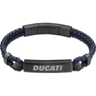 DUCATI Trionfo Βραχιόλι Από Δέρμα Και Ανοξείδωτο Ατσάλι 21cm DTAGB0003602