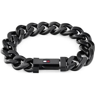 TOMMY HILFIGER Βραχιόλι Μαύρο Από Ανοξείδωτο Ατσάλι 2790639