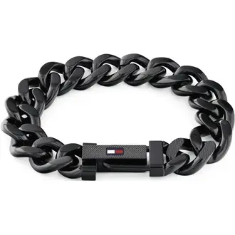 TOMMY HILFIGER Βραχιόλι Μαύρο Από Ανοξείδωτο Ατσάλι 2790639