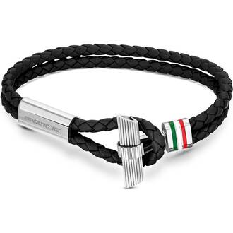 DUCATI Collezione T Βραχιόλι Από Δέρμα Και Ανοξείδωτο Ατσάλι 18cm DTAGB2136802