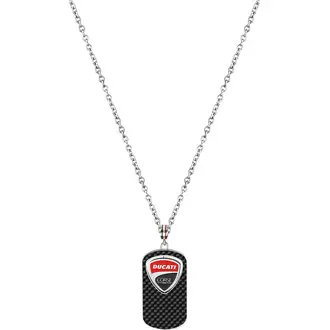 DUCATI Scudetto Κολιέ Από Ανοξείδωτο Ατσάλι 60cm-70cm DTAGN2137601