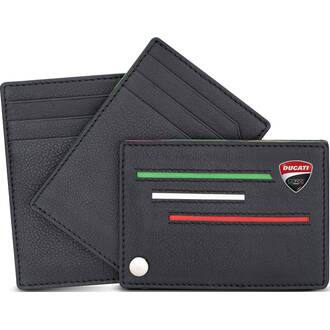 DUCATI Corse Scudetto Καρτοθήκη Πολύχρωμη Από Δέρμα 105mm x 77mm DTLGD2200201