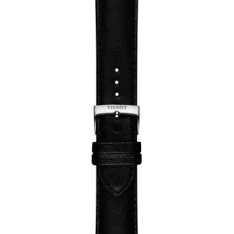 TISSOT Αυθεντικό Μαύρο Συνθετικό Vegan Λουράκι 22/22 T852050323