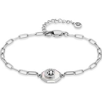 CERRUTI Canvas Studded Βραχιόλι Από Ανοξείδωτο Ατσάλι 20cm CIJLB2223601