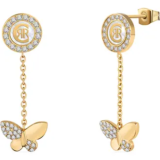 CERRUTI Butterfly 4.0 Σκουλαρίκια Από Ανοξείδωτο Ατσάλι CIJLE2216402