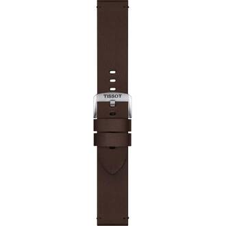 TISSOT Αυθεντικό Καφέ Συνθετικό Λουράκι 22/22 T852048221