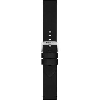 TISSOT Αυθεντικό Μαύρο Συνθετικό Λουράκι 22/22 T852048225