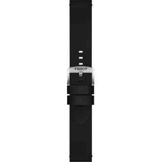 TISSOT Αυθεντικό Μαύρο Συνθετικό Λουράκι 22/22 T852048225