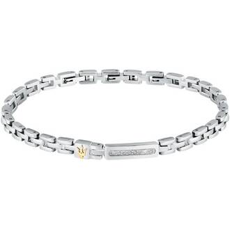 MASERATI Iconic Stainless Steel Bracelet 18.5cm–21.5cm JM324AVD54