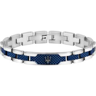 MASERATI Iconic Two-Tone Stainless Steel Bracelet 21cm JM419ASC02