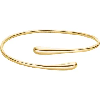 ROSEFIELD Hugged Bangle Χρυσό Βραχιόλι Από Ανοξείδωτο Ατσάλι 0.48cmx0.36cm JBCBG-J1047
