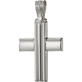 TRIANTOS Σταυρός Σε Λευκό Χρυσό 14K 1.2.1306W