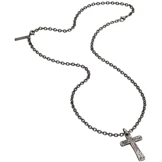 POLICE Cryptic 70cm Stainless Steel Necklace 25694PSE-01