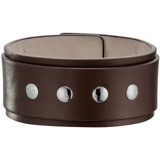 POLICE Proton Leather Stainless Steel Bracelet 20cm 25479BLC-02
