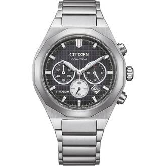 CITIZEN Eco-Drive Super Titanium Zenshin Senkei Chronograph CA4690-51E