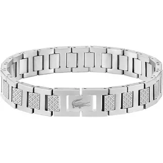 LACOSTE Metropole Βραχιόλι Από Ανοξείδωτο Ατσάλι 19cm 2040117