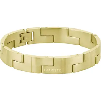 LACOSTE Βραχιόλι Χρυσό Από Ανοξείδωτο Ατσάλι 19cm 2040154